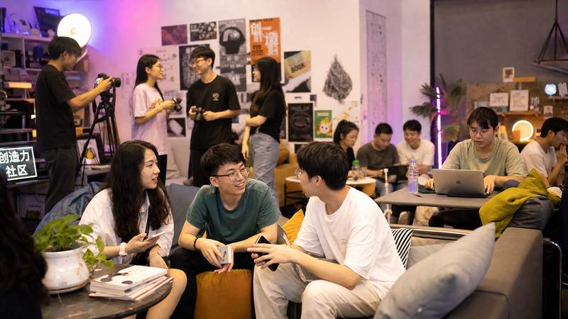 星播达人社区活动现场